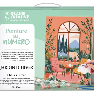 Kit de Pintura por Números 30*40 cm Jardín de Invierno de Graine Créative - Imagen 3