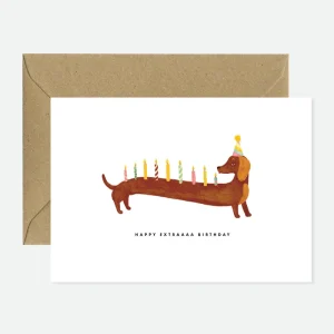 Tarjeta de felicitación con AUDIO Teckel Birthday de All the Ways to Say