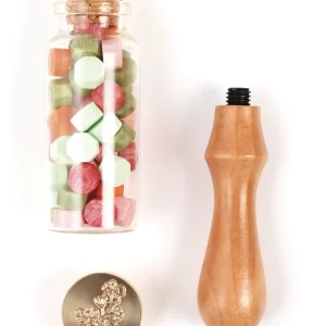 Alternative view of Kit de Lacre Floral Y Ceras para sellar de Graine Créative