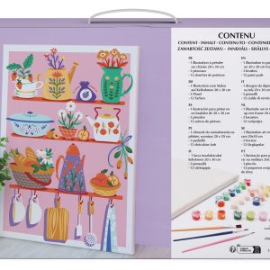 Alternative view of Kit de Pintura por Números 30*20 cm Cocina de Graine Créative
