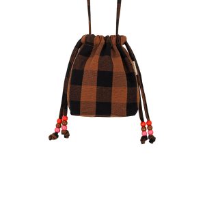 Bolso Bombonera Vichy Jengibre de Rose in April