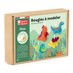 Kit de velas para moldear Dinosaurios de Graine Créative