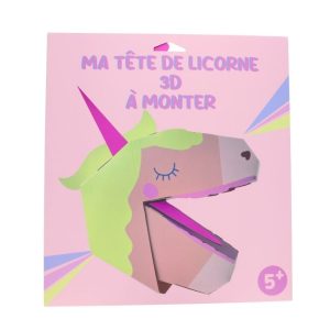 Kit Creativo Marioneta 3D Unicornio de Mercredi et Patati