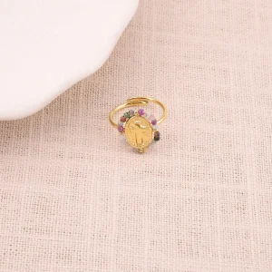 Anillo Cruz Y Turmalinas de BOHM París