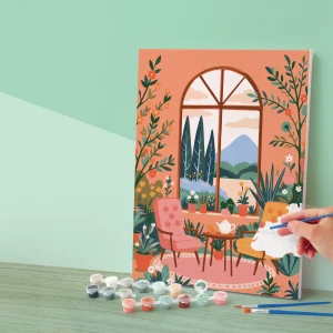 Kit de Pintura por Números 30*40 cm Jardín de Invierno de Graine Créative