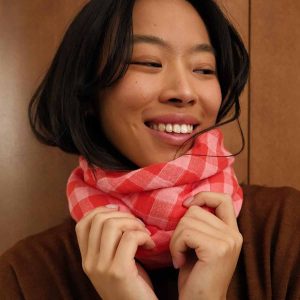 Foulard Vichy Rojo- Rosa de Rose in April
