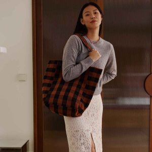 Bolso Tote bag Vichy Jengibre de Rose in April - Imagen 4