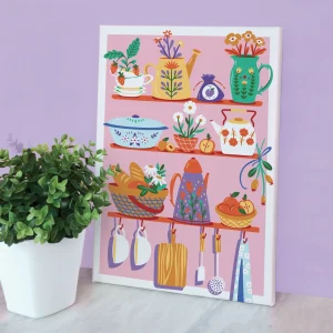 Kit de Pintura por Números 30*20 cm Cocina de Graine Créative - Imagen 3