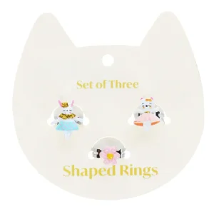 Alternative view of Set de 3 Anillos Infantiles Lindezas de Rex London