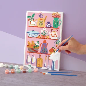 Kit de Pintura por Números 30*20 cm Cocina de Graine Créative