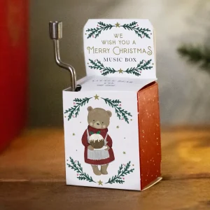 Caja de música «We Wish You A Merry...» Little Bear Co.