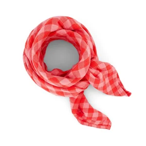Alternative view of Foulard Vichy Rojo- Rosa de Rose in April