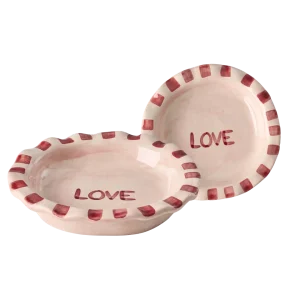 Platito de cerámica LOVE de Rice