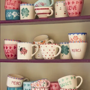 Taza de Cerámica Corazones de Rice - Imagen 4