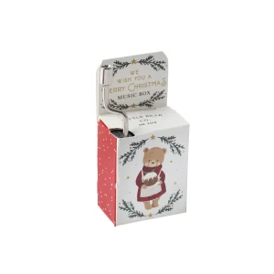 Caja de música «We Wish You A Merry...» Little Bear Co. - Imagen 3