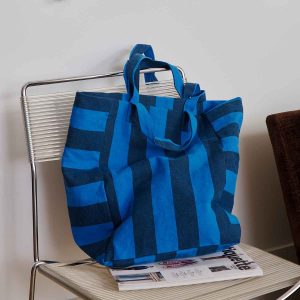 Bolso Tote Bag Rayas Noche y Azul de Rose in April