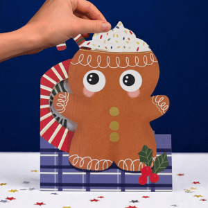 Postal con Movimiento Taza Gingerman de Alljoy Design