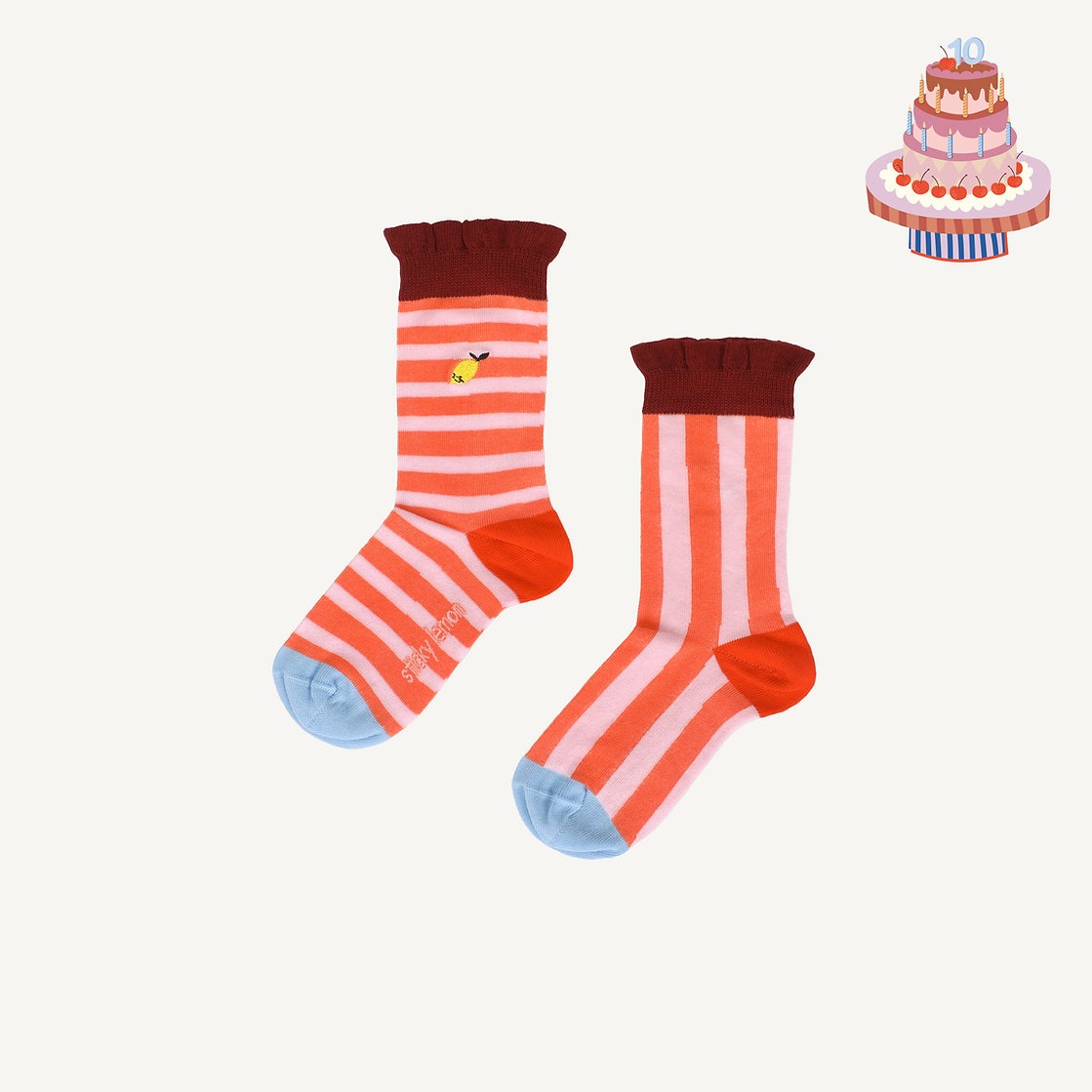 Calcetines Thick Lines de Sticky Lemon - 3 tallas-