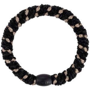 Goma de pelo Kknekki Velvet Stripe Black